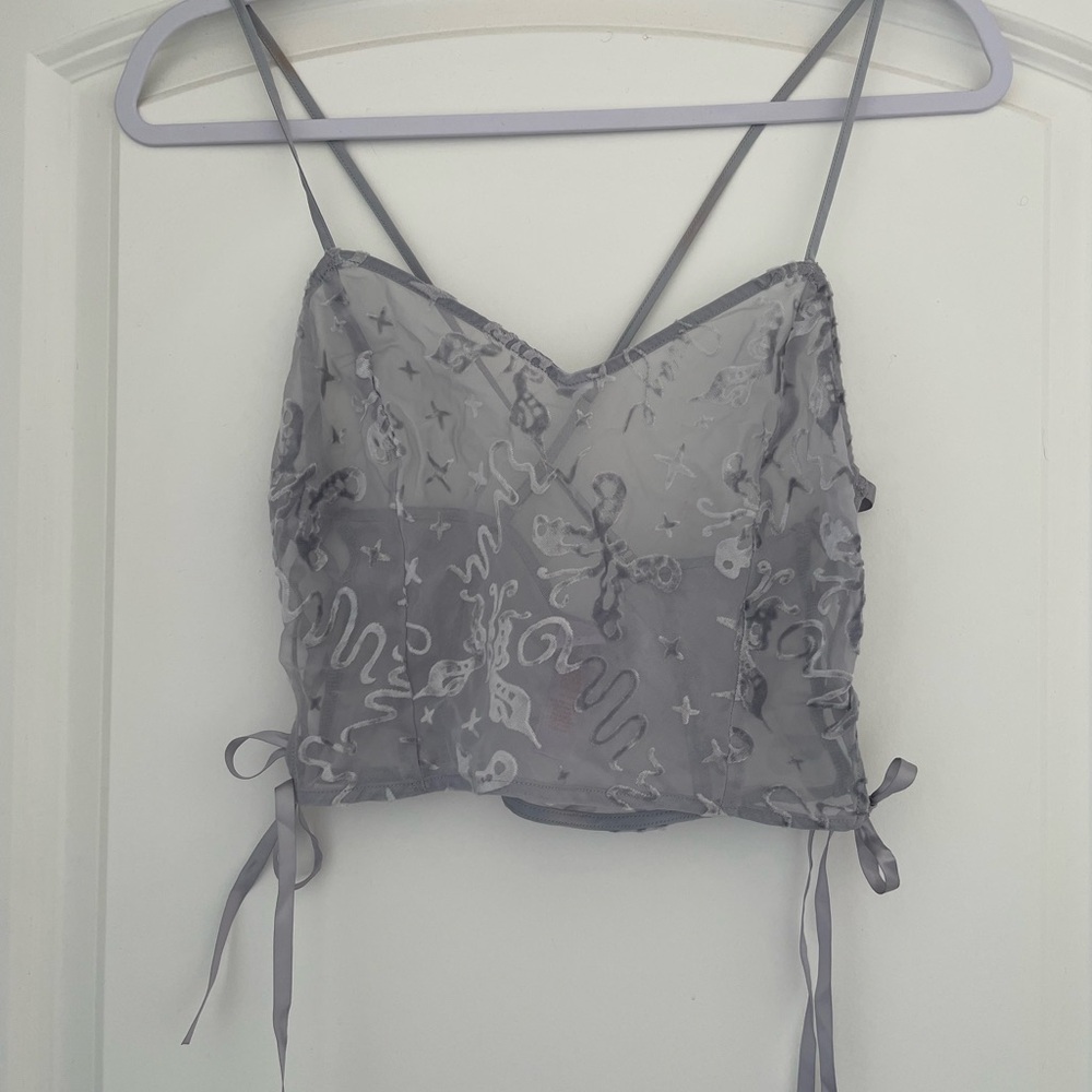 Savage X Fenty Devore’ Dreams Velvet Sleep Cami and Shorts